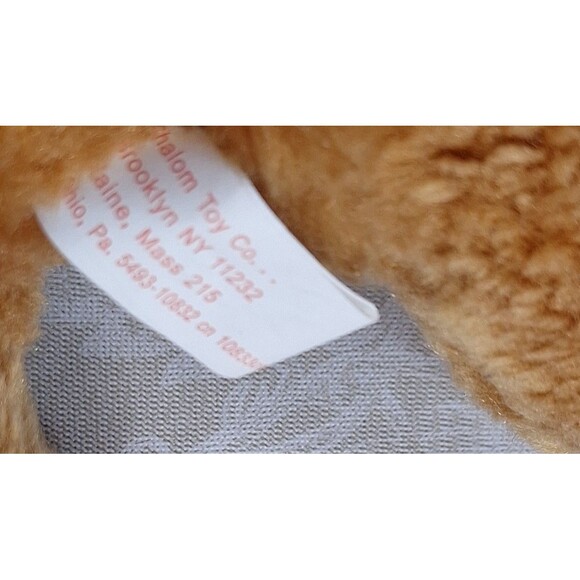 VHTF Vintage Shalom Brown Puppy Dog Plush Stuffed Animal Toy Collectible 8"ish - Picture 12 of 16